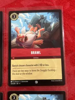 x4 Disney Lorcana: Ursula's Return - Brawl - 130/204 - M/NM x4 - Image 2