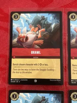 x4 Disney Lorcana: Ursula's Return - Brawl - 130/204 - M/NM x4 - Image 3
