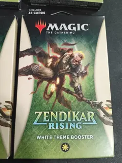 4 MTG Magic The Gathering Zendikar Rising White Black Green Theme Booster Sealed - Image 5