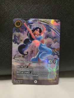 Ravensburger Disney Lorcana Jasmine - Fearless Princess Enchanted Holo 240/204 - Image 2