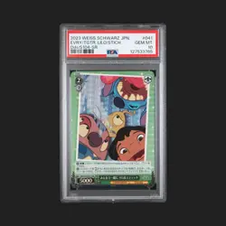 2023 Weiss Schwarz Disney 100 Everyone Together Lilo Stitch 41SR PSA 10 Gem Mint - Image 1