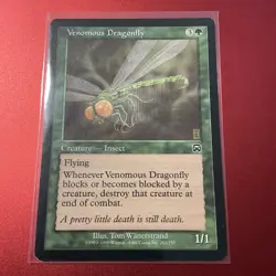 Venomous Dragonfly - Magic the Gathering MTG Mercadian Masques - Image 1