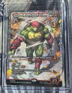 Raphael, The Nightwatcher 297 MTG: Teenage Mutant Ninja Turtles - Fracture Foil - Image 1