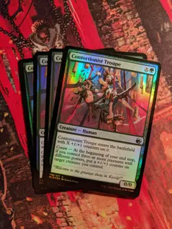 MTG Card : (4x) Contortionist Troupe (Innistrad: Midnight Hunt) FOIL - Image 1