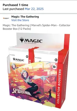 Magic: The Gathering Marvel’s Spider-Man Collector Booster Box 12 Packs PREORDER - Image 1