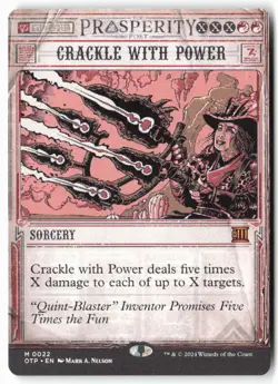 Crackle with Power - Outlaws of Thunder Junction: Breaking News (22) - MTG - Image 1
