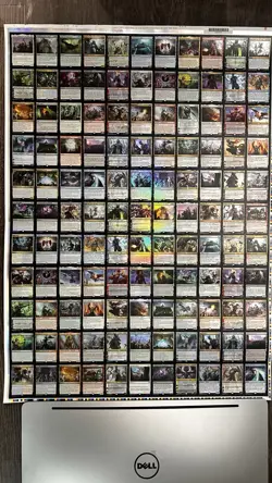 War of the Sparks Premium Booster uncut rare mythic foil sheet MINT CONDITION - Image 1