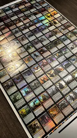 War of the Sparks Premium Booster uncut rare mythic foil sheet MINT CONDITION - Image 2