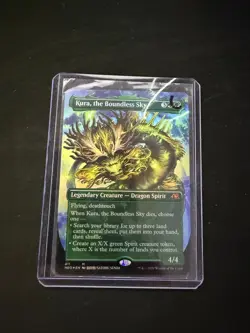 Magic The Gathering: Kura, the Boundless Sky (Borderless) Kamigawa: Neon Dynasty - Image 1