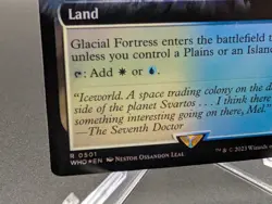 Glacial Fortress (Extended Art) Universes Beyond: Doctor Who Foil - Image 2