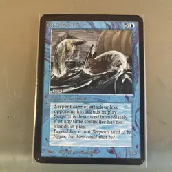 Sea Serpent Alpha Edition MTG LP - Image 1