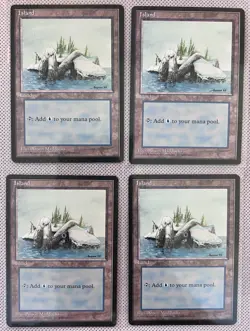 4x Island (Ice Age, English, 1995) MTG LP - Image 1