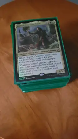 Magic the Gathering Lot - Commander 2019 Primal Genesis - Unboxed - Sleeved - Image 1