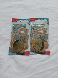 2 Pokemon Journey Together Premium Checklane Blister Packs Rhyperior - Image 1