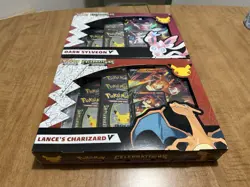 Pokemon Celebration Lance's Charizard V & Dark Sylveon V Collection Boxes Sealed - Image 1