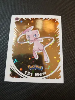 2022 POKEMON Prizma Sticker #151 Mew Gold Star Holo Peru US Seller - Image 1