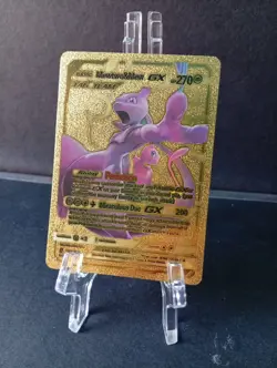 Orica Pokemon MEWTWO & MEW - Golden Holo - Image 1