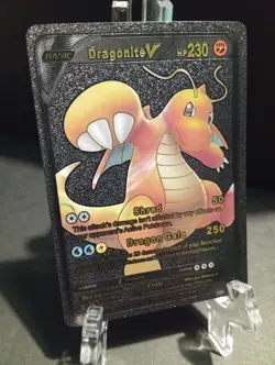 Orica Pokemon Dragonite (Art 2) - BLACK Holo - Image 1