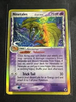 Pokemon Ninetales Delta Species EX Dragon Frontiers Holo 2006 MP/HP - Image 1