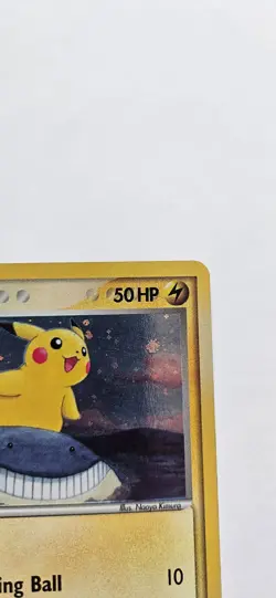Pokemon TCG Pikachu Holo Inverted Back Error 12/17 - LP - POP Series 5 - Image 3