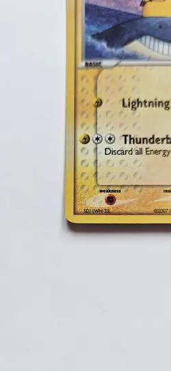 Pokemon TCG Pikachu Holo Inverted Back Error 12/17 - LP - POP Series 5 - Image 4
