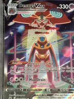 2023 POKEMON SWORD & SHIELD CROWN ZENITH #GG45 FULL ART/DEOXYS VMAX PSA 10 - Image 2