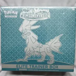 Pokemon Pokemon TCG Sun & Moon Crimson Invasion Elite Trainer Box Booster 2017 - Image 1