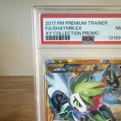 Pokemon 2017 Shaymin EX 077A/108 Alternate Art Promo Holo PSA 8 Graded - Image 3