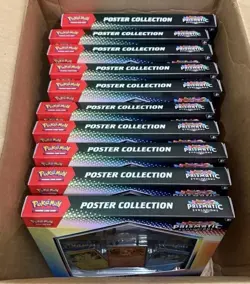 Pokemon Prismatic Evolutions Poster Collection LOT OF 10 SEALED NEW - Image 1