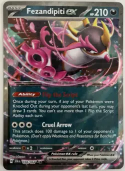 Fezandipity ex - 038/064 - Double Rare - Pokemon TCG Card Shrouded Fable - NM - Image 1