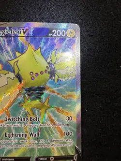 Pokemon Regieleki V Full Art 175/195 from Silver Tempest in NM condition! - Image 3