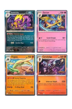 Pokemon Phantasmal Flames Stamped Pre-Release 014 015 016 017 Promo Set Holo MEP - Image 1