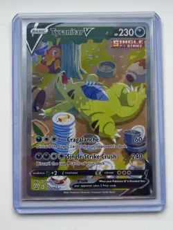Tyranitar V 155/163 (Alternate Full Art) SWSH05: Battle Styles Holo Pokemon TCG - Image 1