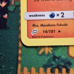 Charizard 14/181 Rare Team Up Pokemon Lightly Played - Image 5