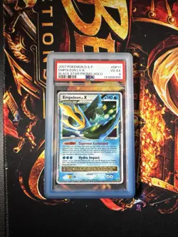 GRADED PSA 4 2007 Pokemon D & P Empoleon LV X Black Star Promo-Holo #DP11 - Image 1