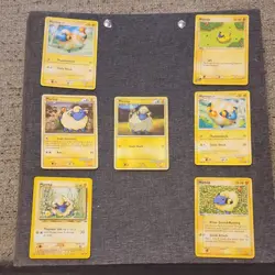 Pokemon TCG Mareep Card Lot - 14/17, 63/95, 73/123, 58/75, 67/109, 7 Cards - Image 1