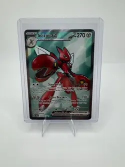 Pokemon Scizor ex Ultra Rare Holo 195/162 SV05 Temporal Forces 270HP - Image 1