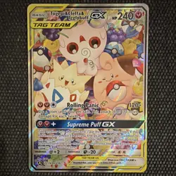 Togepi & Cleffa & Igglybuff GX 143A/236 Alternate Art Promo TAG TEAM Holo ENG - Image 1