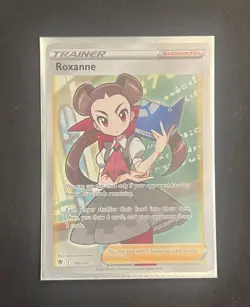 Pokemon TCG Roxanne 188/189 Full Art Trainer Astral Radiance Near Mint - Image 4