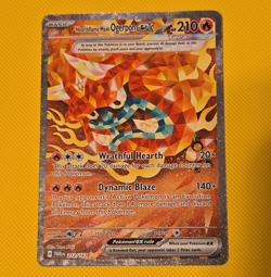 The Pokemon Company Hearthflame Mask Ogerpon ex 212/167 SIR Holo English 210HP - Image 1