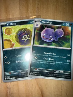 Pokemon TCG Weezing and Koffing Journey Together - Image 1