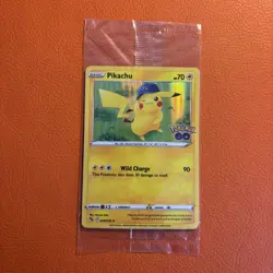 Pokemon TCG Sealed Pikachu #28 Pokemon Go Stamped Rare Eng Mint Condition - Image 1