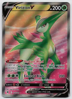 Virizion V 164/189 Ultra Rare Astral Radiance Pokemon Near Mint - Image 1