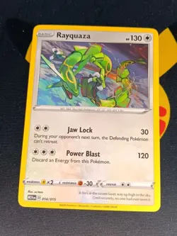 Pokemon TCG Rayquaza 014/015 McDonald's 2024 Promo Holo 130 HP Basic - Image 1
