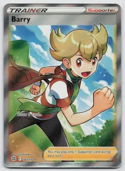 Barry 167/172 Ultra Rare Brilliant Stars Pokemon Near Mint - Image 1