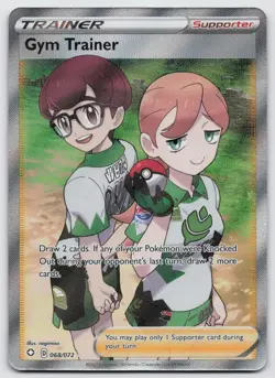 Gym Trainer 068/072 Ultra Rare Shining Fates Pokemon Near Mint - Image 1