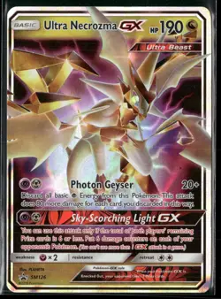 Ultra Necrozma GX - SM126 Holo Promo Sun & Moon Promo Pokemon Lightly Played - Image 1