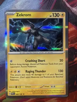 Zekrom 066/182 Holo Rare – Paradox Rift – Pokemon TCG – Near Mint 066/182 - Image 1