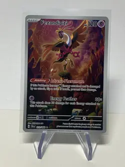 Pokemon Shrouded Fable Fezandipiti 073/064 IR Illustration Rare NM - Image 1