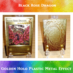 Orica Yugioh Black Rose Dragon - Golden Holo - Image 1